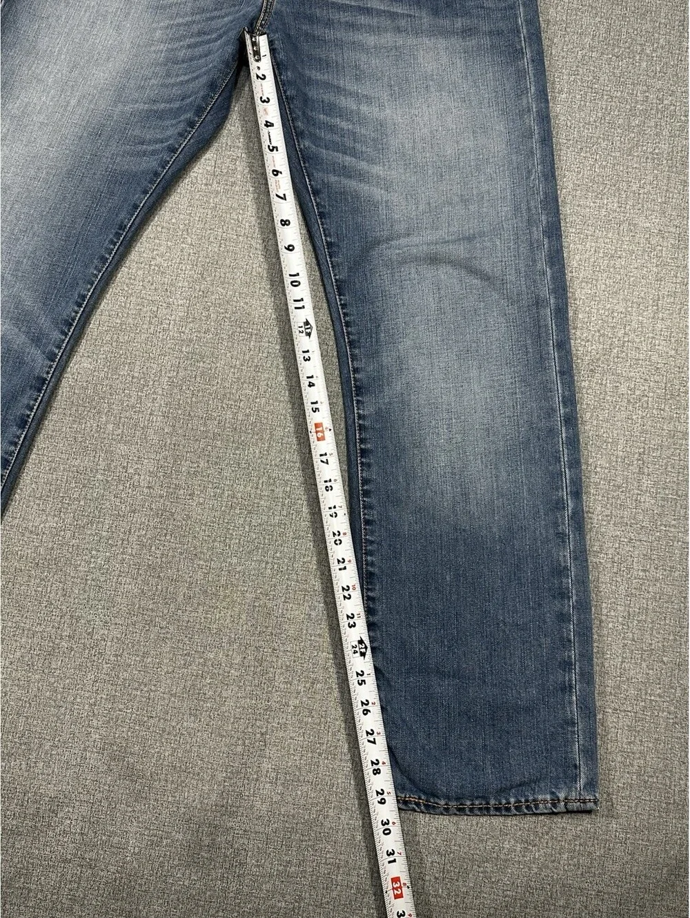Levi’s 504 Men’s Jeans 34x32 Blue Regular Straight Stretch Denim